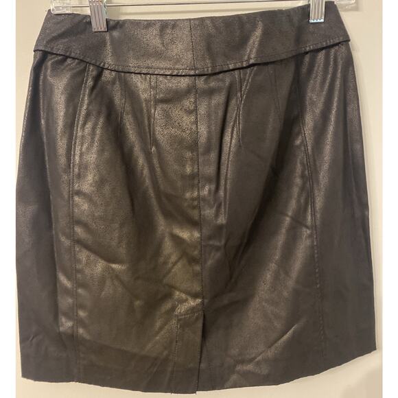 DKNY faux leather mini skirt size 6 - Picture 3 of 6